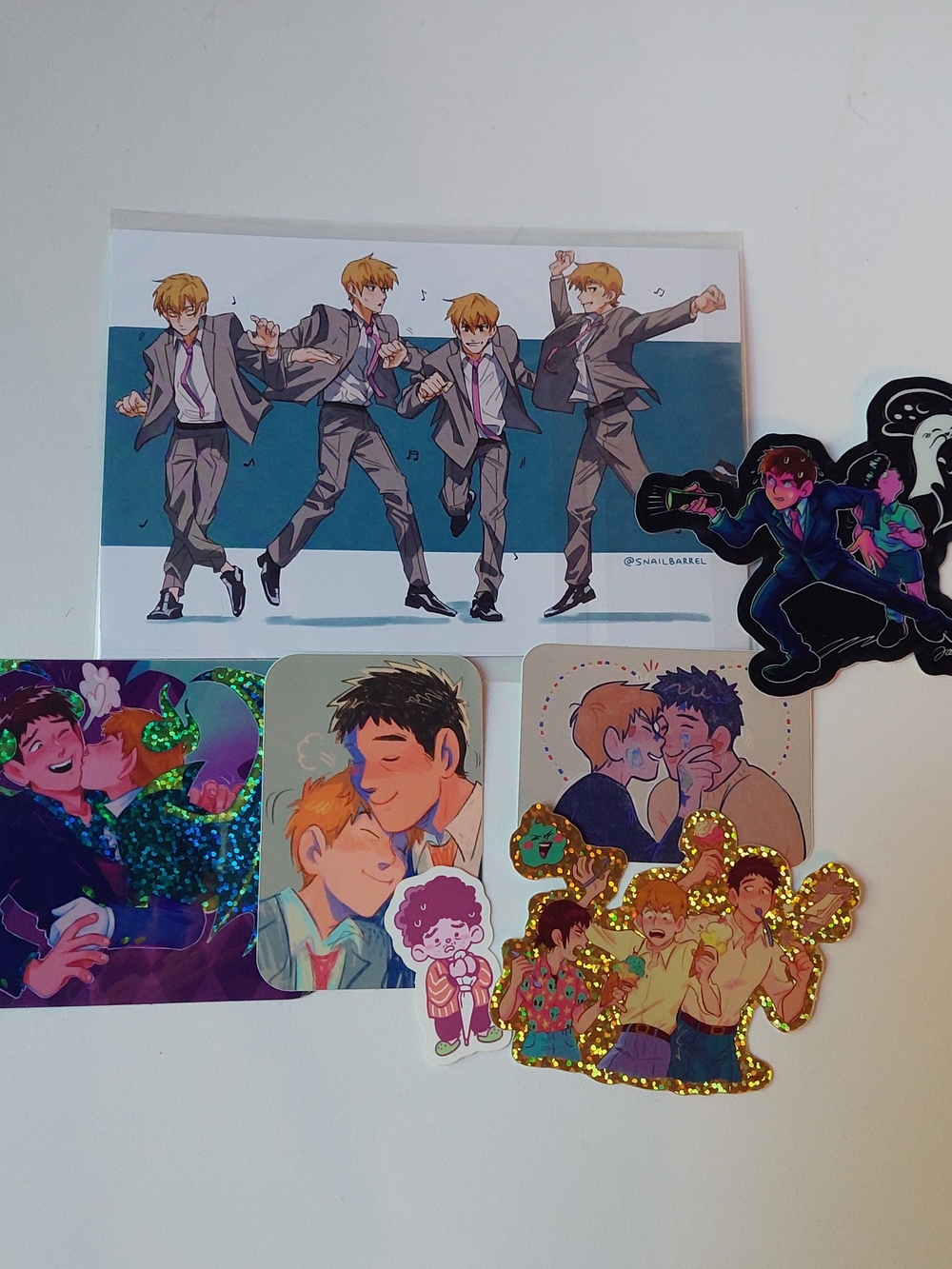 Mob Psycho Anime / Manga Sticker & Postcard Lot